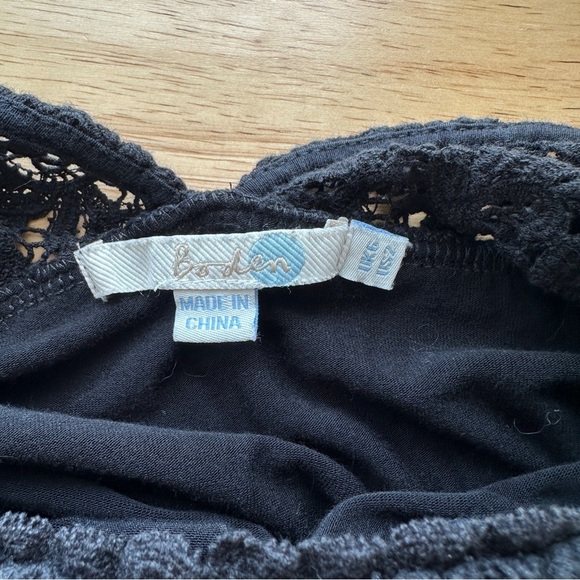 Boden Women's Black Lace Seraphina Casual Top, EUC, Size 2 - Picture 10 of 12